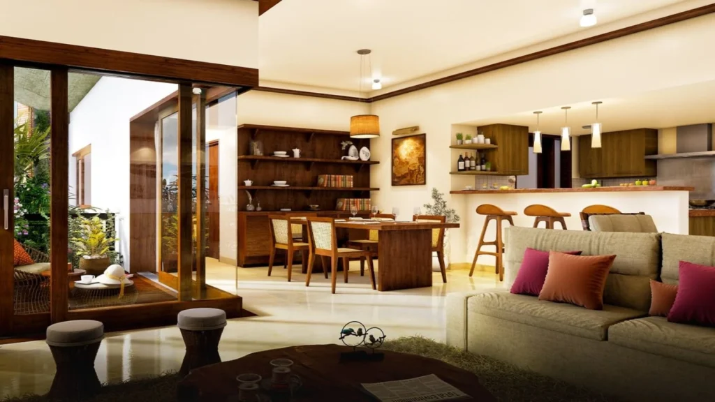 Total Environment Pursuit of a Radical Rhapsody Luxury Apartments in ITPL Main Road, Whitefield Bangalore Customised living dining space